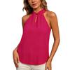 2026 European-American Women's Summer Solid Lace-up Sleeveless Tank Top