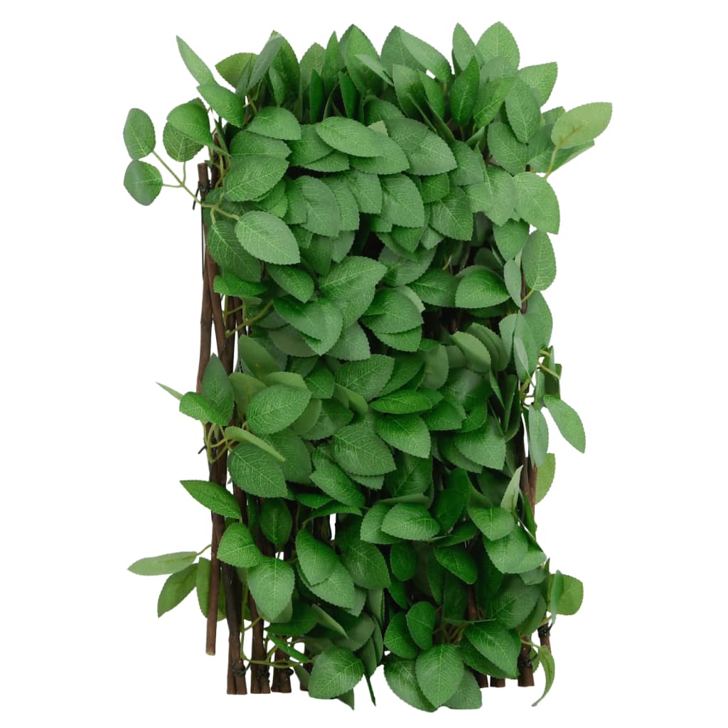 Climbing Grid with Artificial Ivy Expandable Green 180 x 30 cm