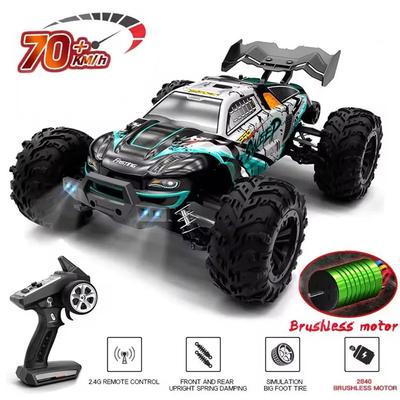 SCY 1:16 4WD RC Auto 70KM/H Oder 50KM/H Mit LED-Licht 2,4G Fernbedienung Autos Hohe Geschwindigkeit Drift Monster 4x4 LKW für Kinder Geschenk