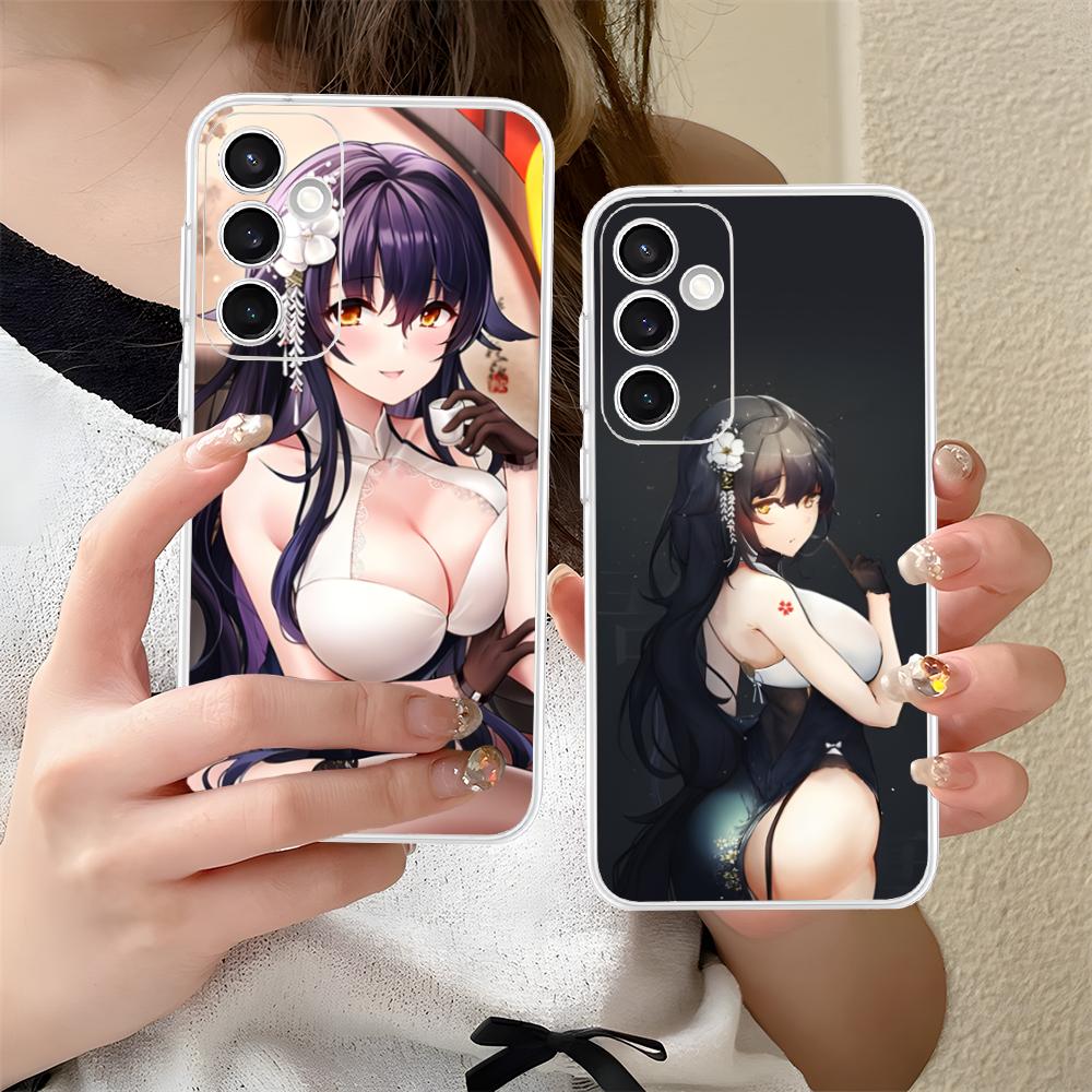 Azur Lane Azuma Mobile Phone Case for Samsung Galaxy S25 S24 S23 S22 S21Plus FE Ultra Clear Colour Protective Smartphone Luxury