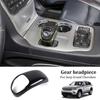 Carbon Fiber Gear Box Shift Knob Decor Cover Trim For Jeep Grand Cherokee 14-15