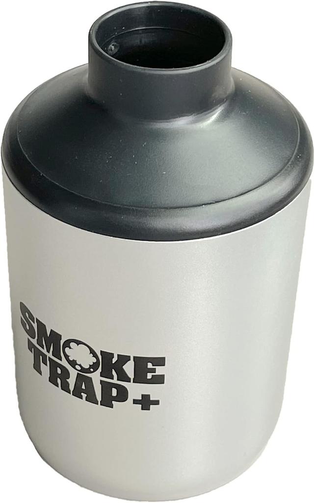 Smoke Trap Persönlicher Luftfilter HEPA Aktivkohlefilter Austauschbarer Filter Null Plastikmüll Komfortables Gummi-Mundstück + (Silber) +