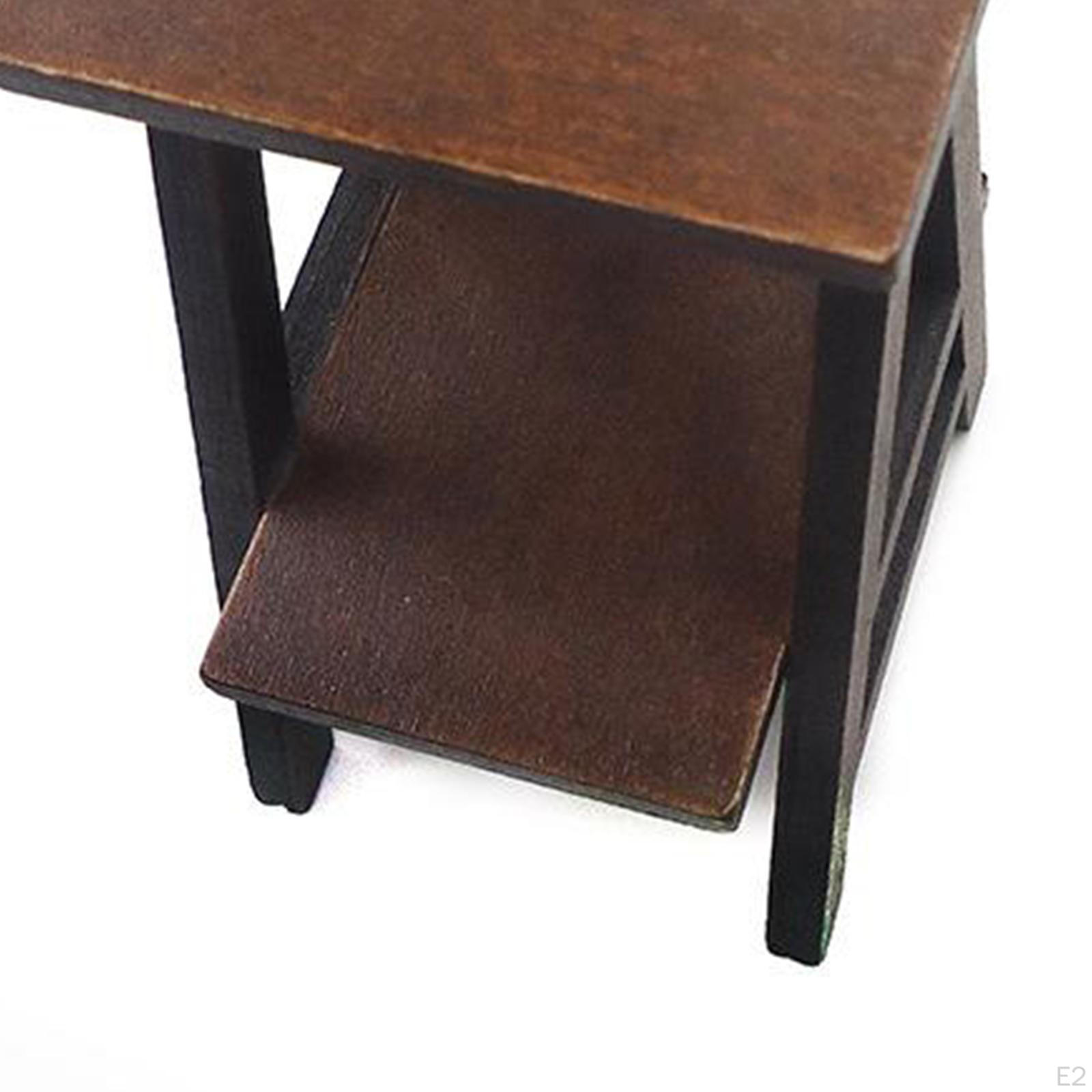 Ретро 1/12 миниатюрная стойка для цветов и растений — фото 3