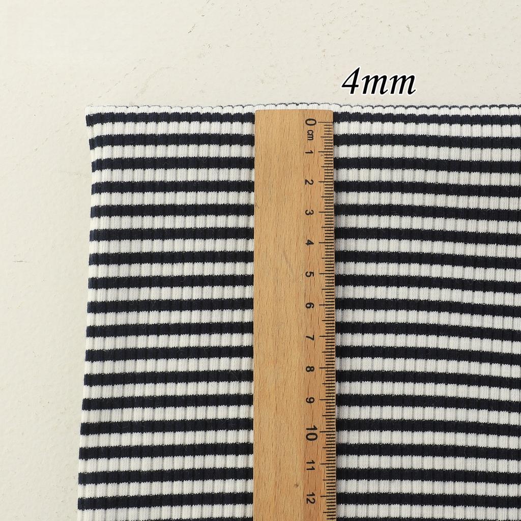 Rib Combed Rainbow Cuff Fabric By Half Yards Striped Stretch For Sewing Base Shirt Knitting Neckline 50x125CM/PCS