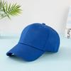 100% Cotton Adjustable Baseball Cap Solid Color Classic Dad Hat Unisex Casual Sun Protection Hat For Outdoor Running Hiking