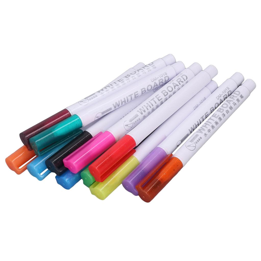 12pcs Floating Ink Pen 12 Colors Water Insoluble DIY Painting Doodle Floating Pen for Kids for Art Project