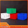 Rectangular Stackable Breathable Plastic Crate for Fruits and Vegetables