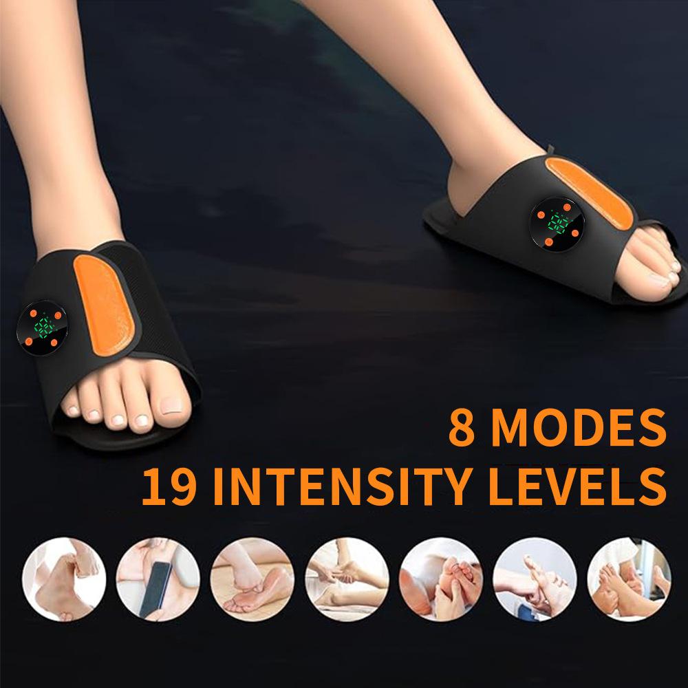EMS Intelligent Foot Massager Shoe Improve Blood Circulation Electric Pulse Stimulator Massage Shoes Foot Pain Relief Tools