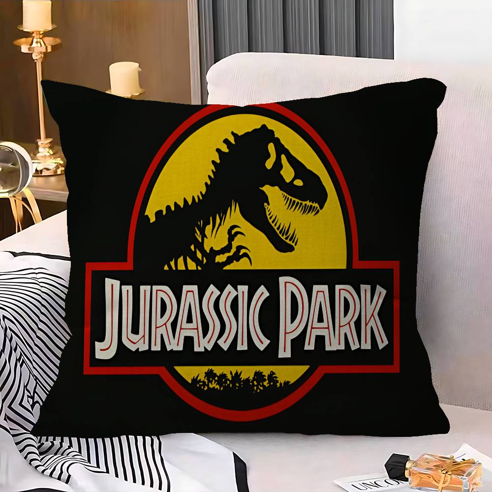 Dinosaur Cartoon Jurassic Park Pillow Anime Pillow Sofa Bed Head Pillow Cover Cushion Cover 45x45 Cm Fashion