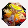 1 Stück Jujutsu Kaisen Outdoor-Regenschirm - Automatisches Öffnen/Schließen, Tragbares 3-fach faltbares Design mit 8-Speichen-Eisenrahmen - Perfektes Geschenk für Fans, Reisende, den täglichen Gebrauch