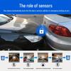 1080p HD Dash Cam with Night Vision & WiFi - 3.16" Triple Lens Car Recorder