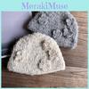 Knitted Cap Flower Winter Beanie Hat For Women Fashionable Breathable Gifts