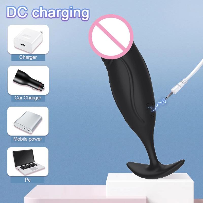 Remote Control Prostate Massager & Anal Plug for Men – Dual-Stimulating Vibrator with Clitoral/G-Spot Stimulation