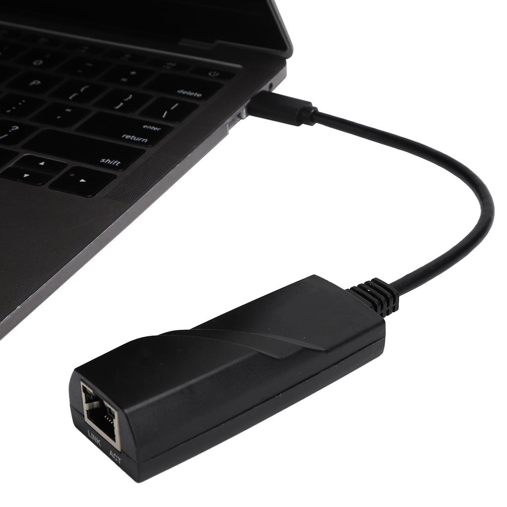 Type C To RJ45 Network Card Ethernet Adapter 1000Mbps Laptop Network Cable Converter