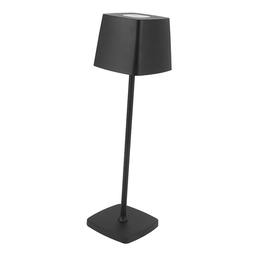 Rechargeable Table Lamp Black Eye Protection 5200mAh 8?12 Hours Aluminum Bar Desk Lamp for Bedroom
