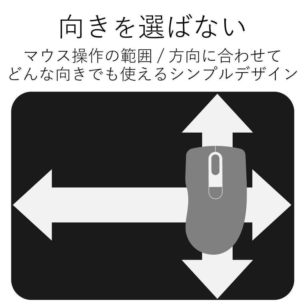 ELECOM Mouse Pad Soft Leather S Size Black MP-SL01BK