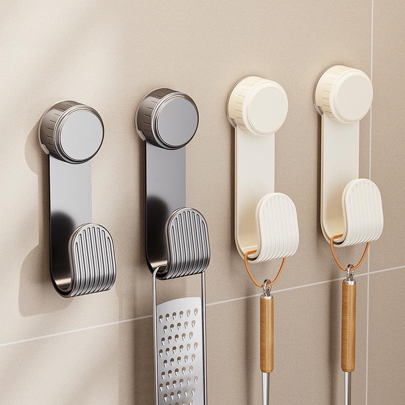 Adjustable No-Punch Suction Cup Pot Lid & Cutting Board Wall Rack