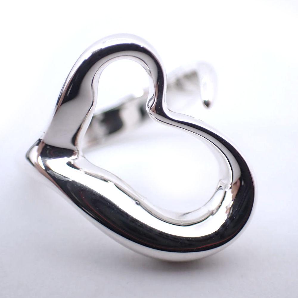 [Used] TIFFANY 925 Open Heart Ring / Size 8 / g539-22