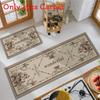 Pvc Long Rectangular Kitchen Floor Mat Waterproof Oilproof Nonslip For House Kitchen