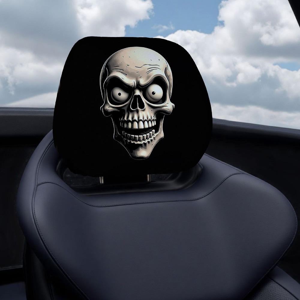 Elastic Car Seat Cover Universal Car Seat Headrest Interesting Car Headrest Cover  Halloween