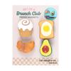 Something Different Brunch Club Fridge Magnet Set (Pack of 4)