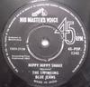 7-inch Plaat SWINGING BLUE JEANS Hippy Hippy Shake POP1242 His Masters Vo 1964 India Rock Gebruikt