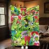 Grinch Christmas Adventure Plush Blanket Soft Comfortable All Seasons Blanket Sofa Office Naps Blanket Outdoor Travel Throw Perfect Gift