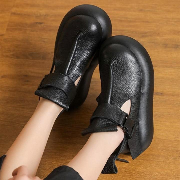 Retro Baotou Roman Shoes Women's 2025 New Light Muffin Juejuezi Women's Shoes Platform High Top Fashion Sandals