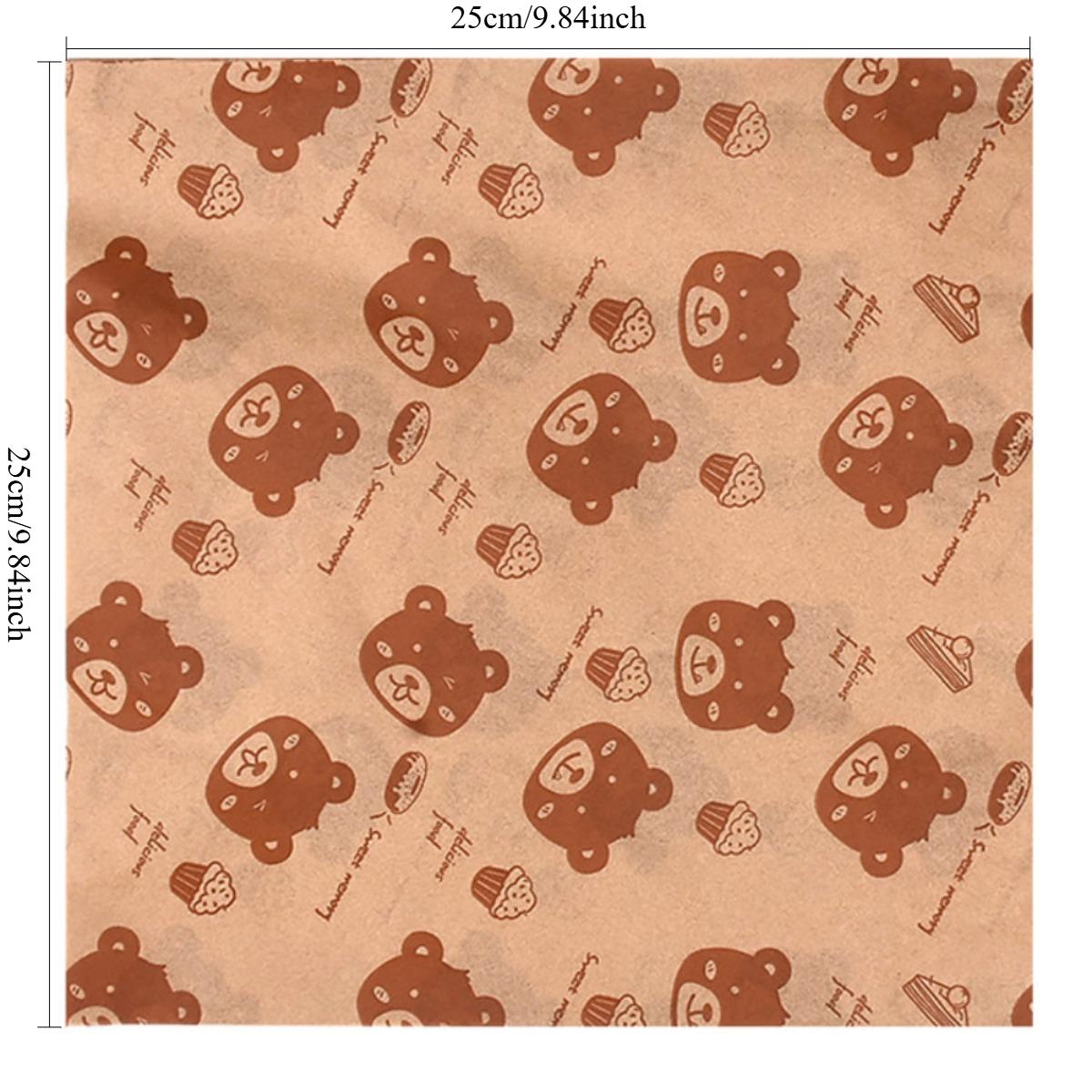 

50 шт. листов пергаментной бумаги, бумага для обертывания сэндвичей, жиронепроницаемая оберточная бумага, подкладки для пищевых корзин для пикника на открытом воздухе, в церквях, дома, на вечеринке, в ресторанах 25x25cm,50pcs коричневый