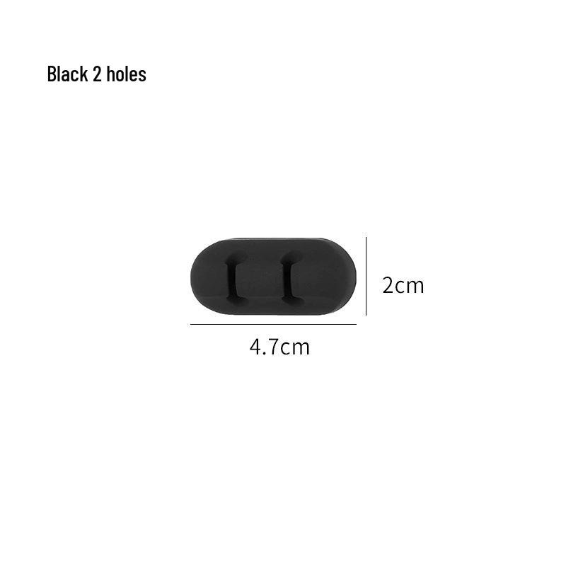 Selbstklebender Silikon-Kabel-Organizer und -Halter für Bürotische