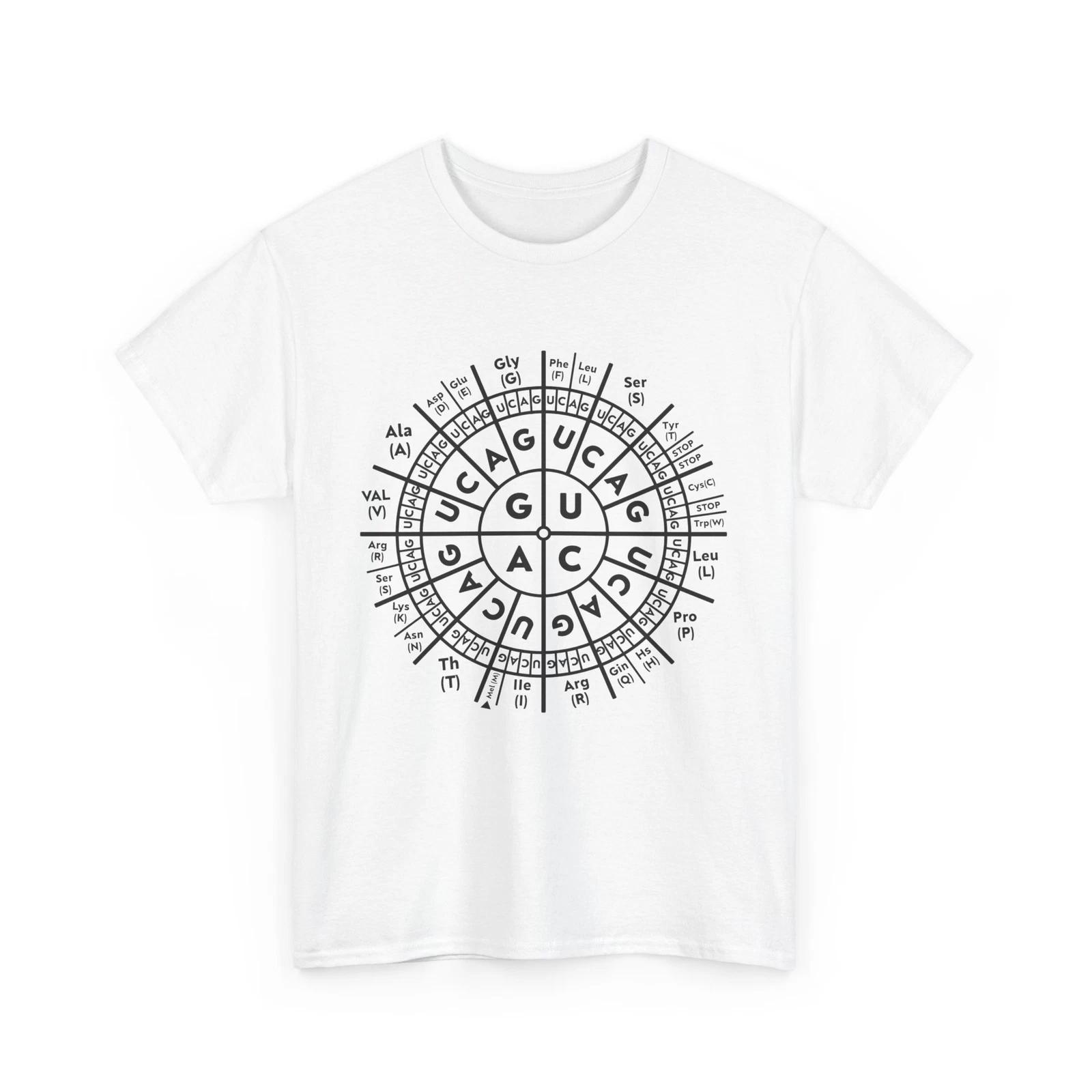 Футболка по биологии, Любителям науки биологии Биологам Генетический код Солнце Футболка 2XL