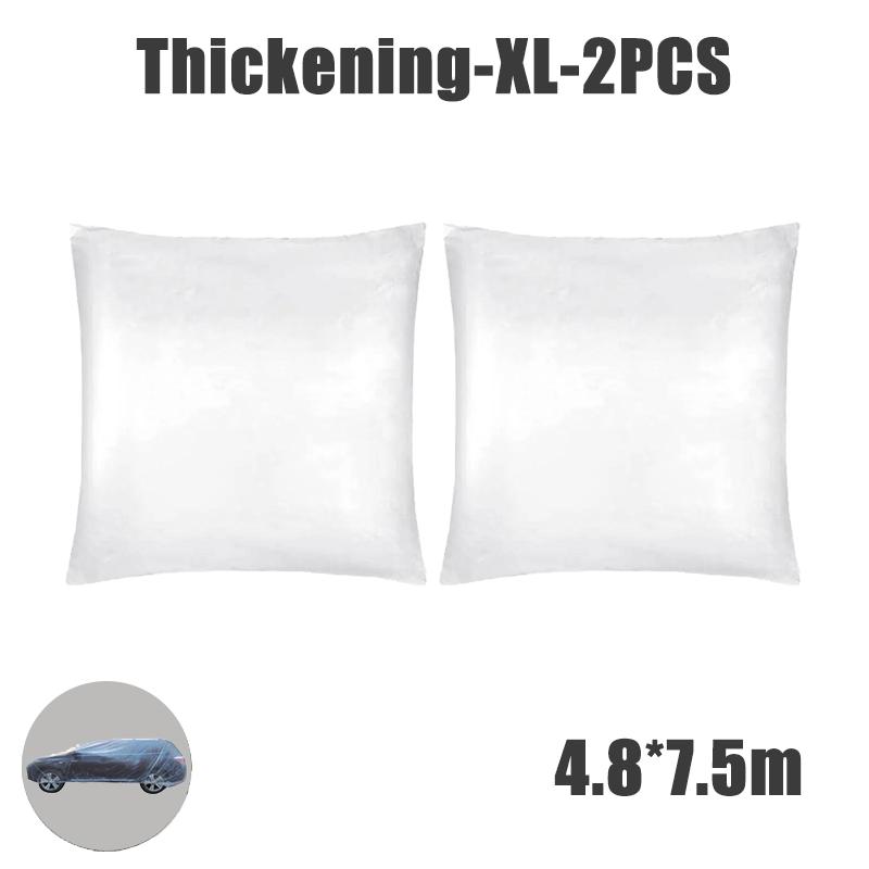 Einweg Transparente Autoabdeckung Staubdicht Regendicht Transparent Lackstaubdicht Kunststoff PE-Folie Regendichte Autoabdeckung
