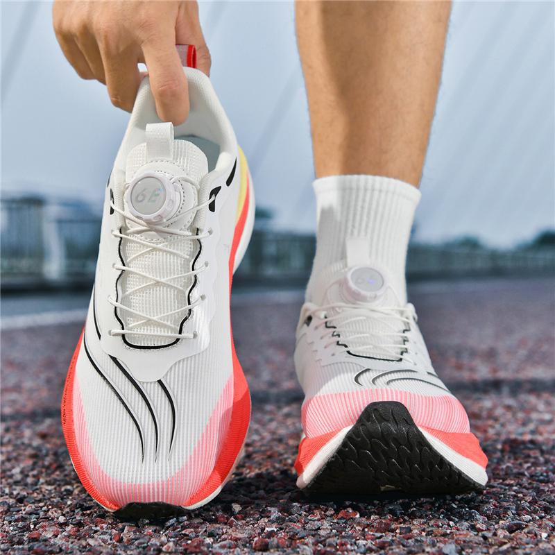 Men's Outdoor Sports Casual Four Season Breathable Fashion Comfortable Sneakers Light Soft-sole Speed Running Shoes Racing Shoes
