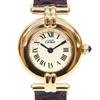 Cartier 1995 W1000654 925 Must Colise Vermeil SM Ivory Dial Quartz Leather Watches Gold/Ivory dialUsed
