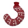 New 1L Portable Neck Washable Warm Protective Hot Water Bag Cover Hand Feet U Shaped Removable Explosion Proof Hot Water Bag