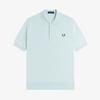 FRED PERRY [Sharp] Short Sleeve Cotton Knit Shirt - Light Ice Afpm2619725-R30