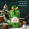 Christmas Gift Bag for Candy and Cookies - Kids' Drawstring Ribbon Bag