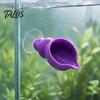 Plastic Shell Ornament Betta Fish Hammock, Conch Pad with Strong Suction Cup, Natural Resting Hammock Bed Bubble Nesting Spot for Tanks, Aquarium