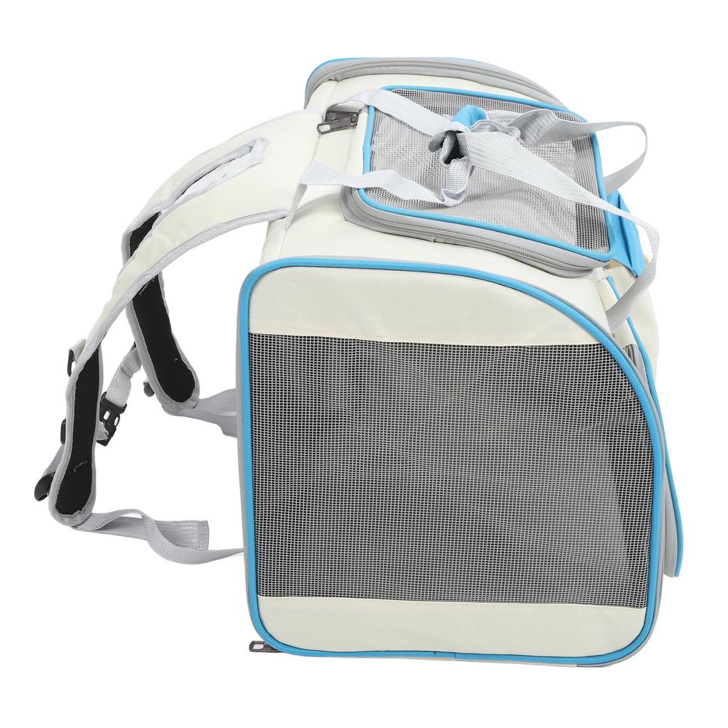 Pet Carrier Breathable Mesh Pet Carrier Backpack Large Capacity Portable Cat Carrier Easy to Clean