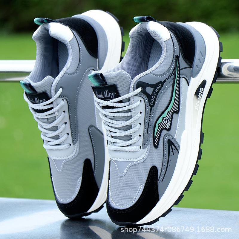 Shoes New leather waterproof casual shoes wear-resistant soft sole autumn and winter non-slip soft sole running sports shoes