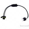 H4/9003/HB2 Xenon Bulb Relay Wiring Set with Telescopic Lamp