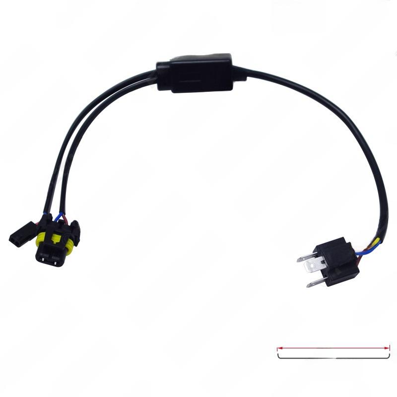 H4/9003/HB2 Xenon Bulb Relay Wiring Set with Telescopic Lamp