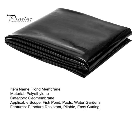 Dammliner Flexibel Lättskärande Skyddande poolmembran Långvarigt rivbeständigt underlag för fiskdamm Vattenfallsfontäner Vattenträdgårdar