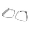 For Renault Kadjar 2015- Exterior Refit Rearview Chrome Side Mirror Protect Shell Cover Rain Visor Trim Carbon Fiber Modify