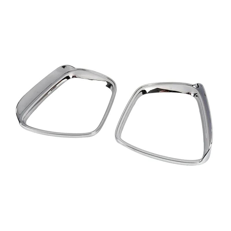 For Renault Kadjar 2015- Exterior Refit Rearview Chrome Side Mirror Protect Shell Cover Rain Visor Trim Carbon Fiber Modify