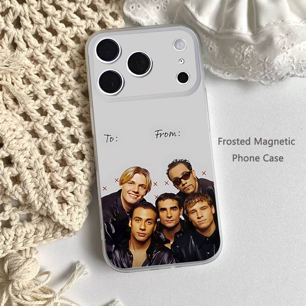 B-Backstreet Boys BSB MUSIC Phone Case For iPhone 17,16,15,14,13,12,11 Pro,Max,Plus,Mini,Air,E Magnetic Frosted Clear