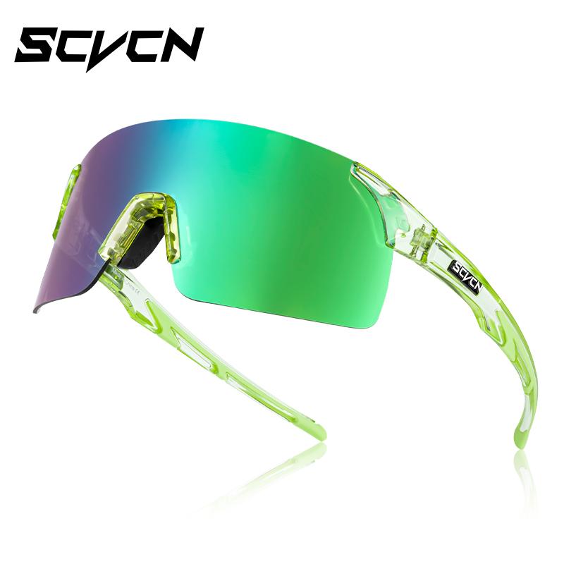 Scvcn-Cycling Sunglasses MTB Photochromic Sports Cycling Glasses Goggles Bicycle Mountain Bike Glasses Men's Women Cycle Eyewear