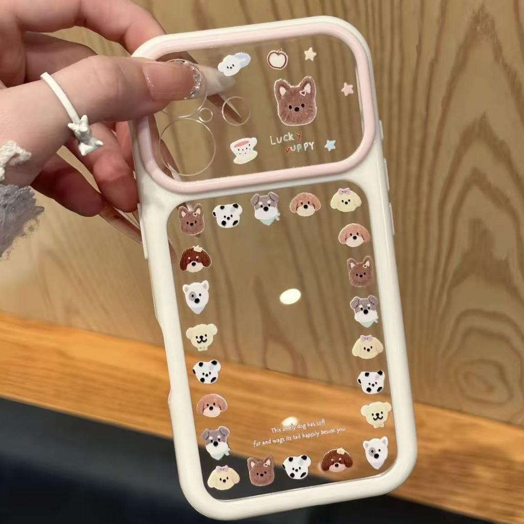 Circle Kitten Puppy Second Change Apple 11promax for Iphone11 Transparent Hard Shell Dopamine Star Shell