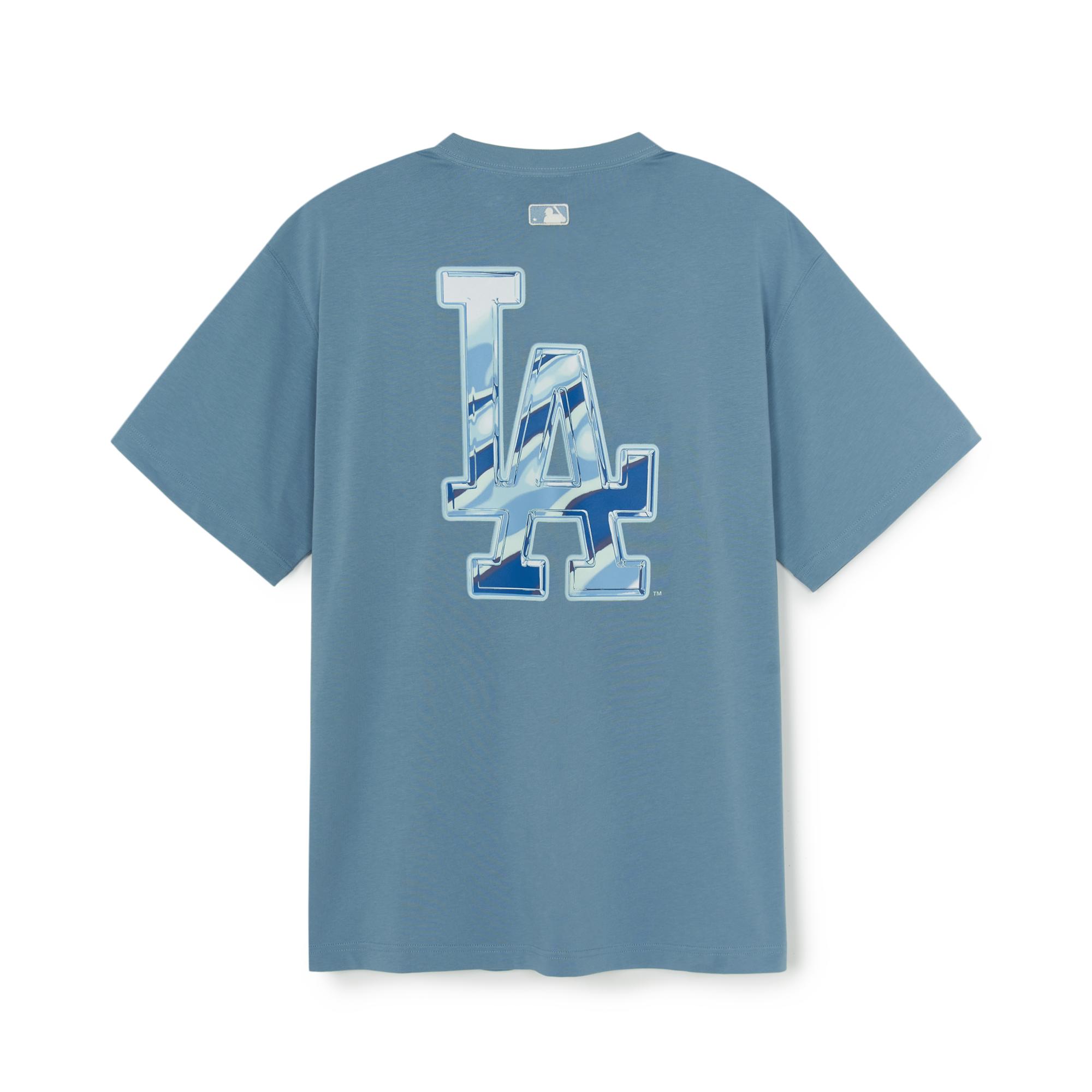 MLB Los Angeles Dodgers SS25 T Shirt Unisex Blue 3ATSB6353-07INL L