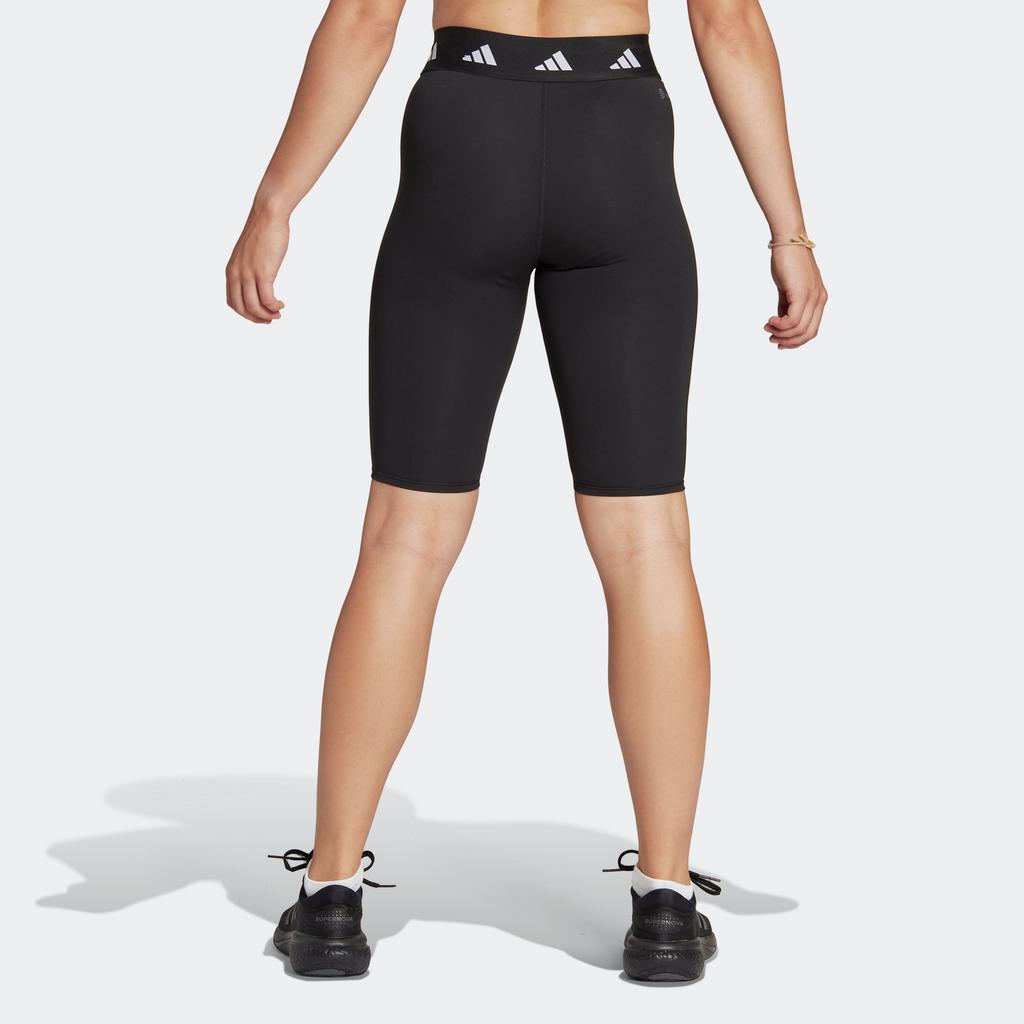 Adidas SS22 TF PP Bike Letter Print High Waist Elastic Fitness Pants Women Pants Black HF6661